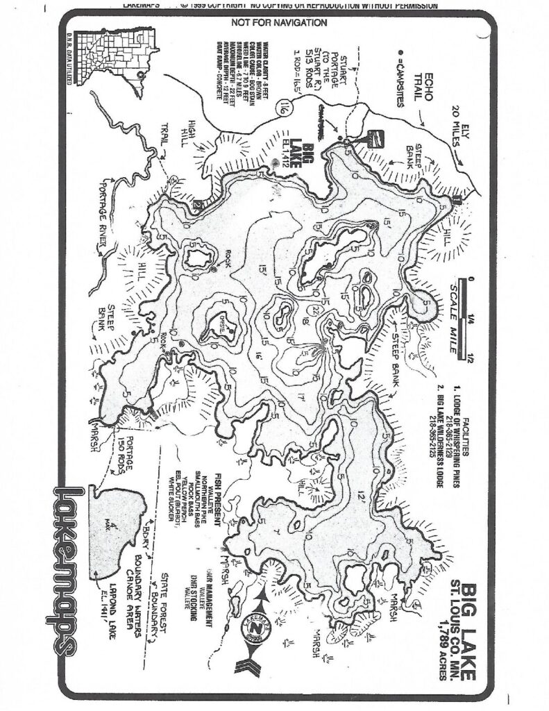 Big lake topo